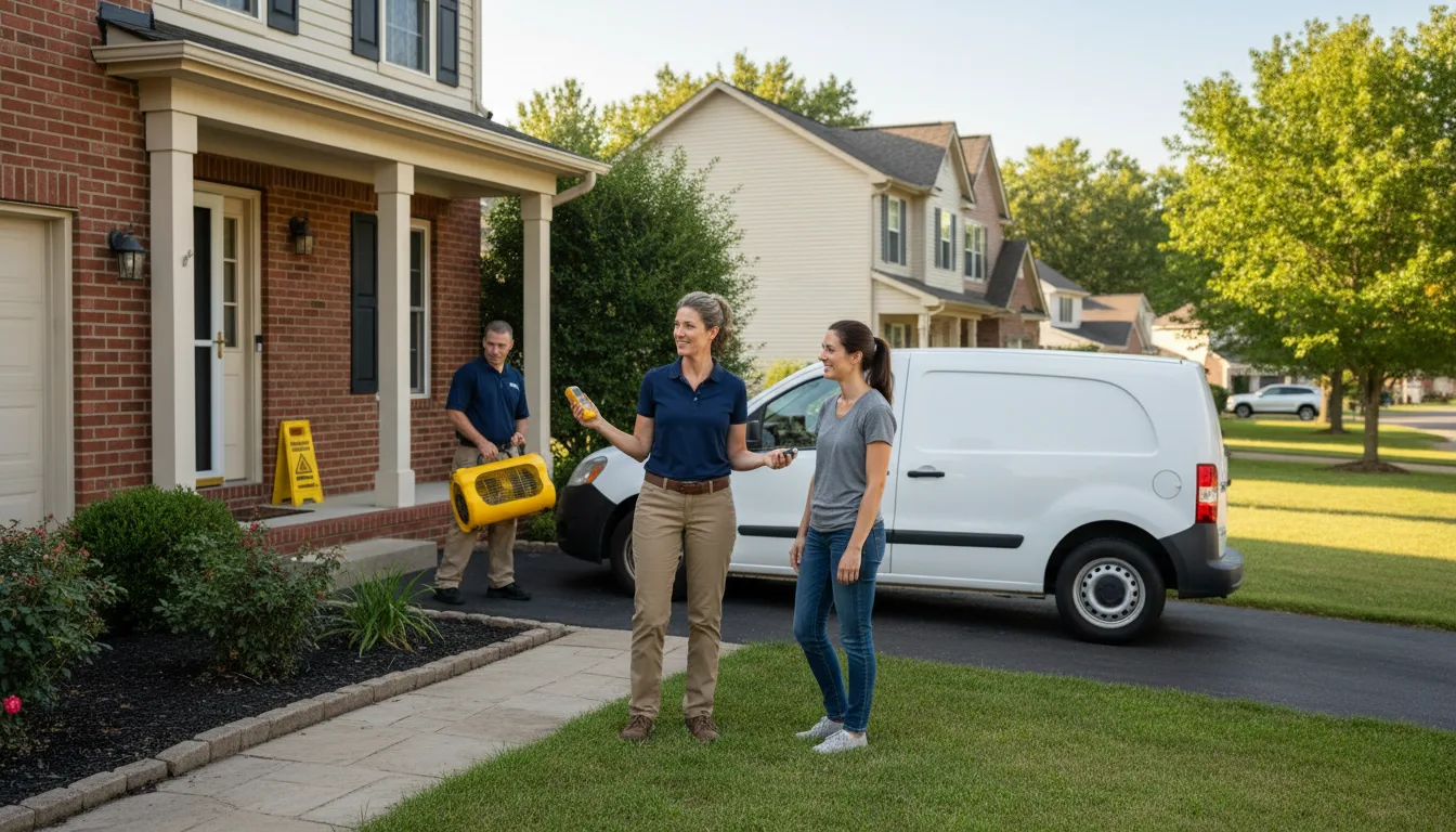 Water restoration image for Fire And Smoke Damage Restoration in Galena, MO